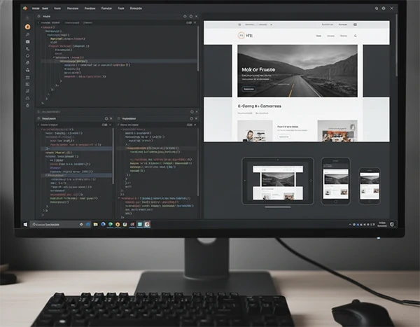Front-end development interface