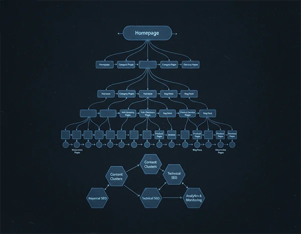 SEO site architecture diagram
