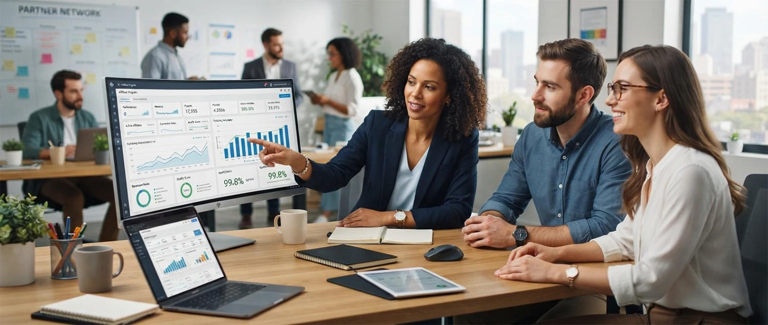 An affiliate program managed by supporting partners, tracking accurately, paying reliably, and upholding quality