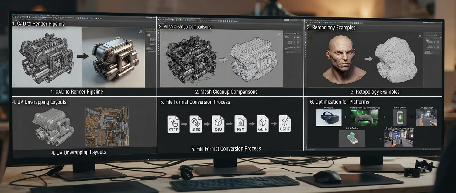 Asset Preparation and Model Optimization