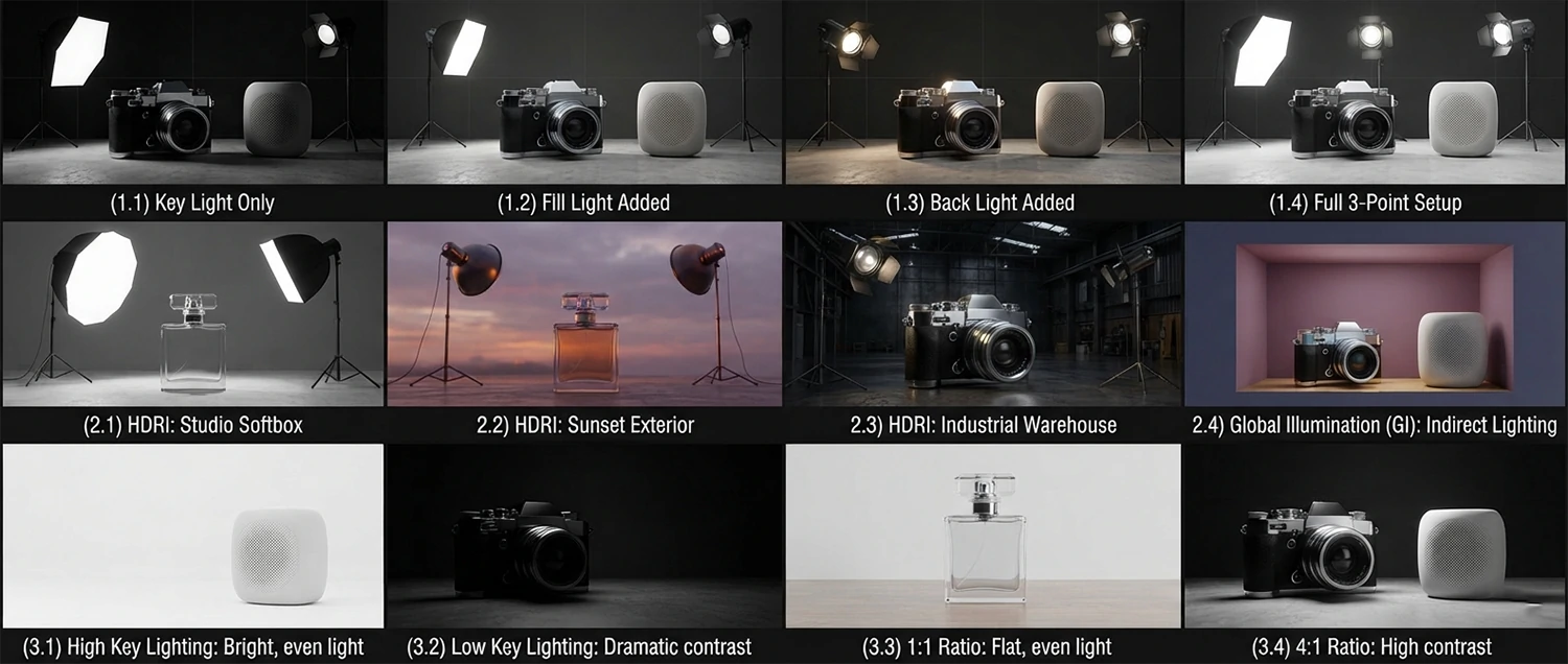 Lighting Techniques for Product Rendering