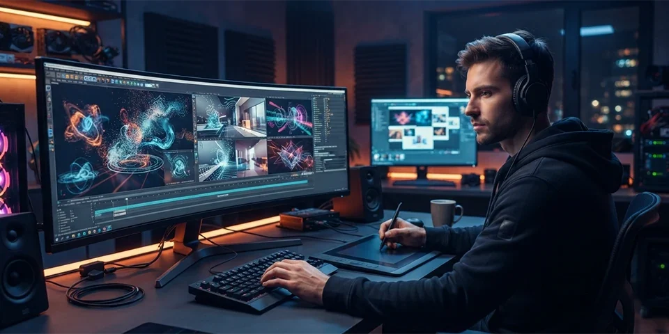 Professional 3D Motion Graphics Services Feature