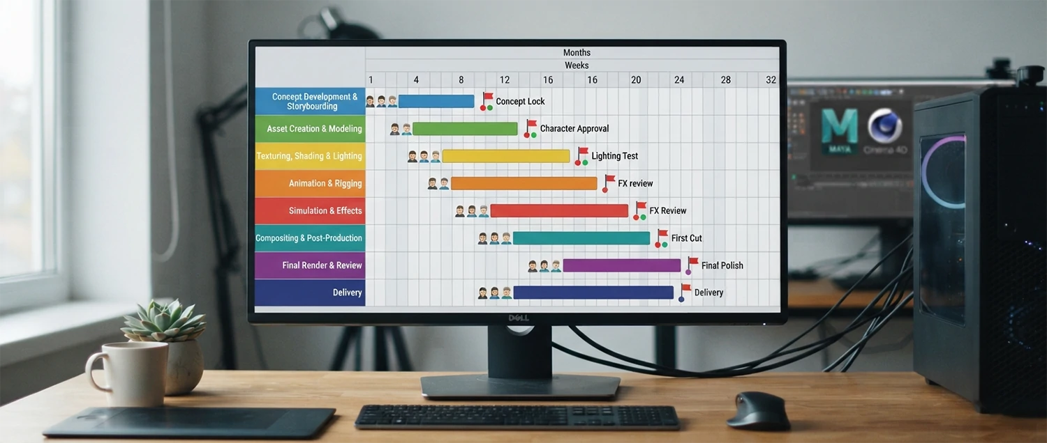 Project Management for 3D Motion Graphics