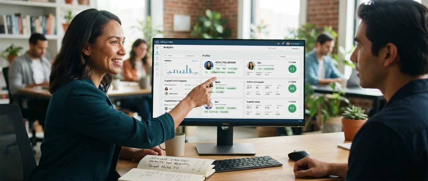 Recruiting relevant, quality affiliates whose audiences fit the product, prioritizing fit over sheer numbers