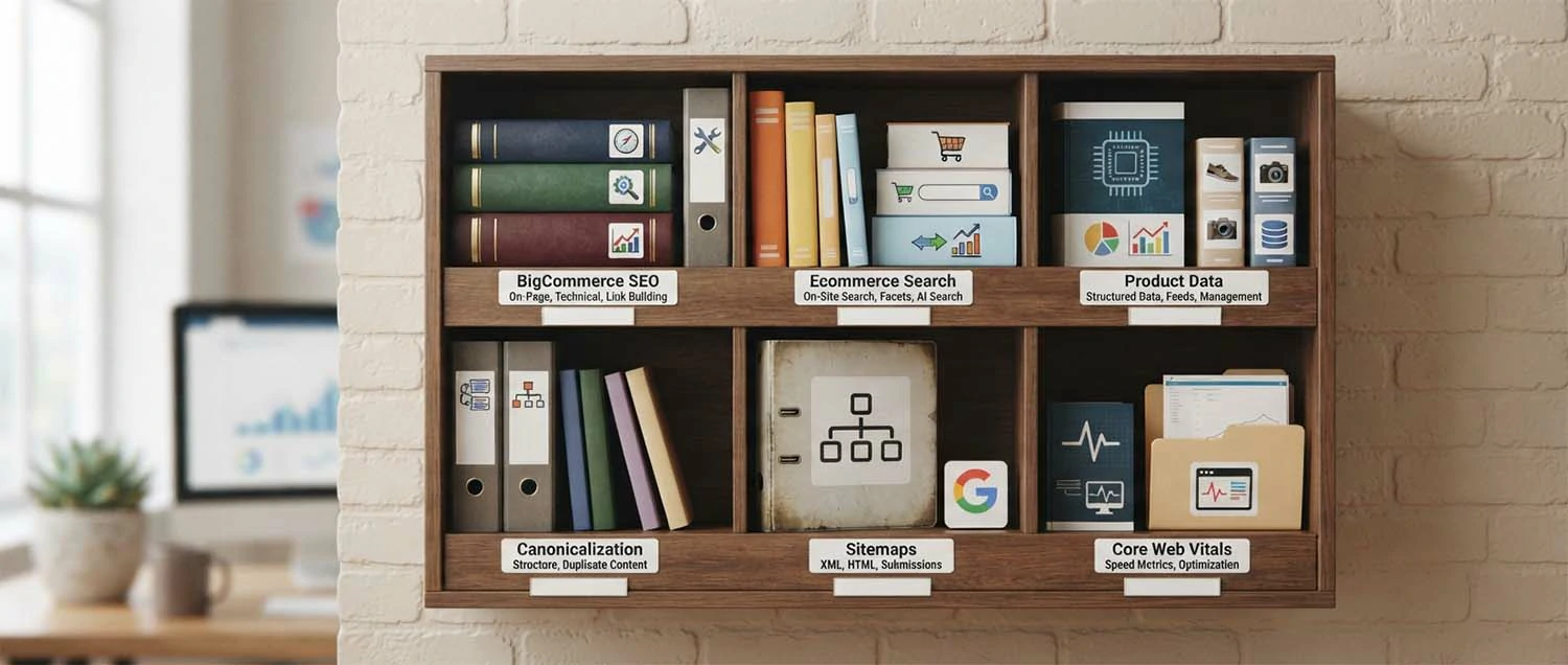 A resource shelf for BigCommerce SEO help