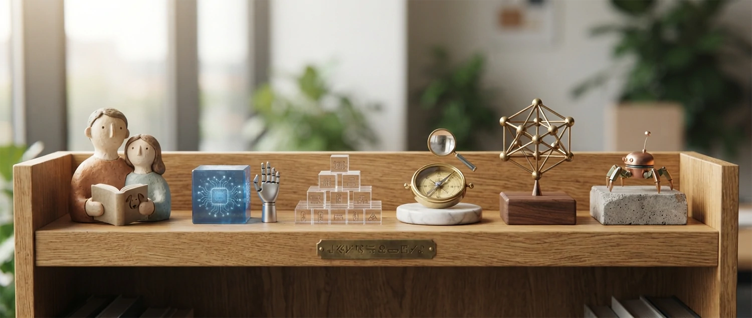 A resource shelf for people-first content, AI features, structured data