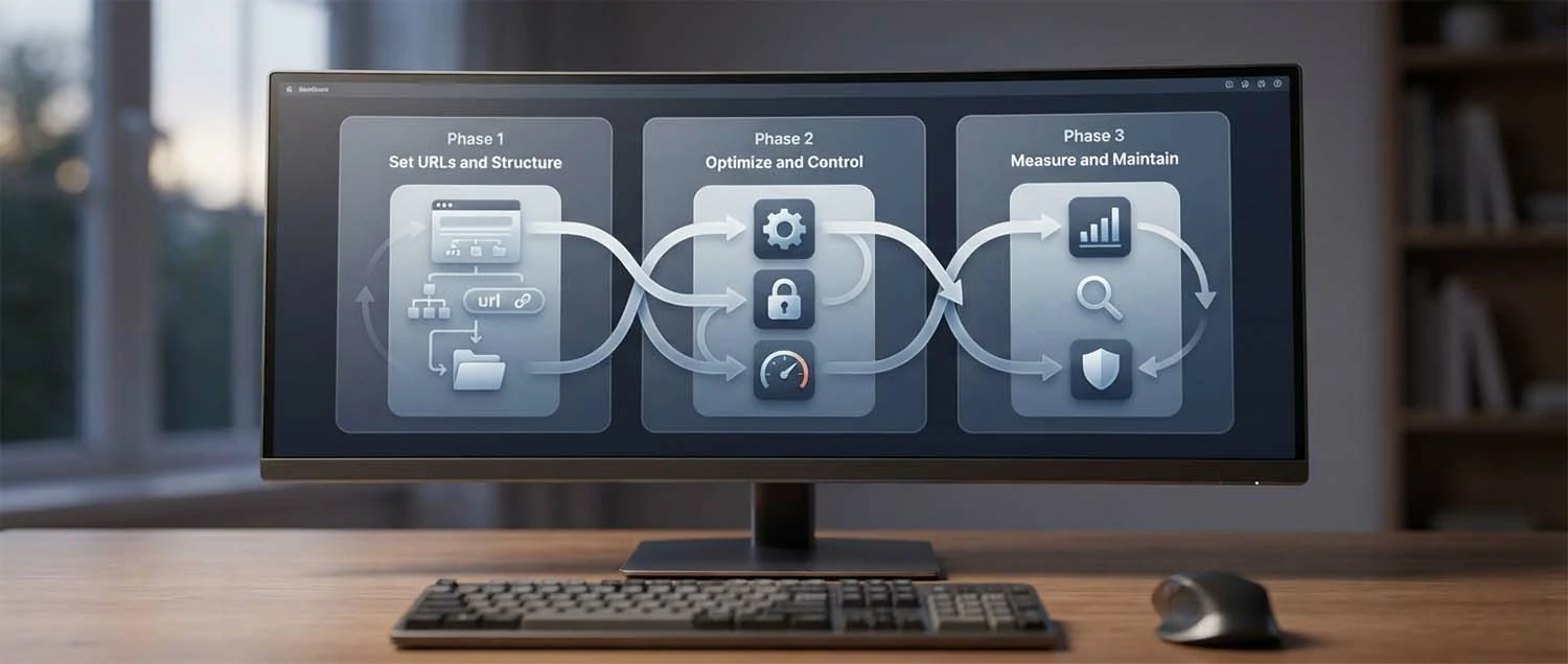 A three-phase workflow