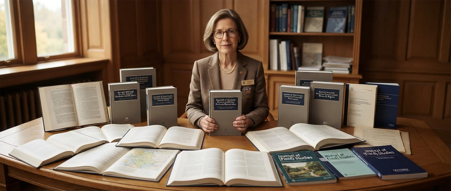 An author with clear credentials at the center of a coherent body of work
