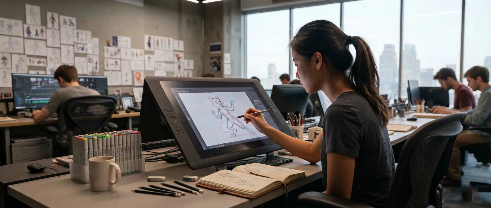 Animation classroom