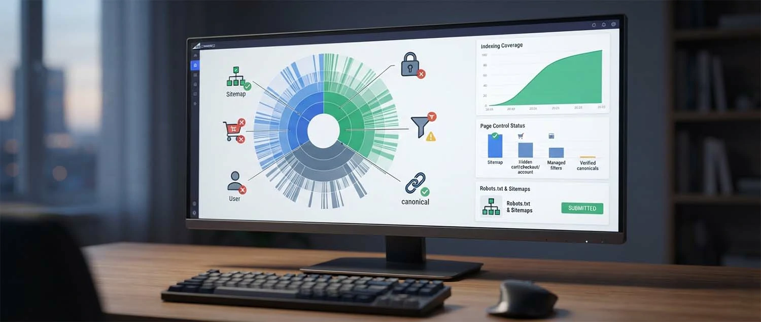 BigCommerce indexing controlled