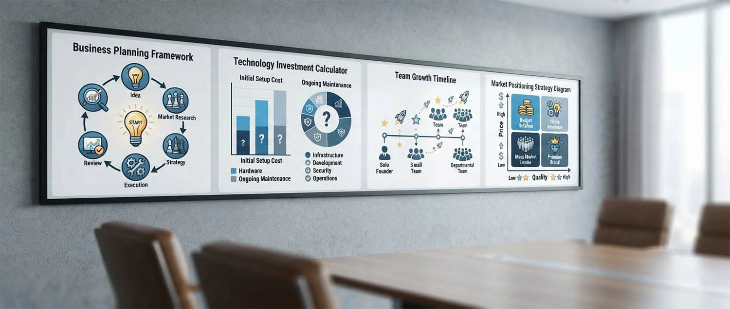 Firm startup guide showing business planning framework