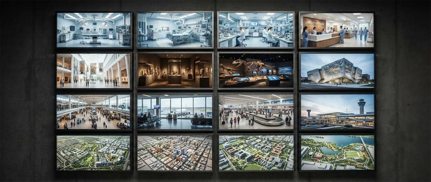 Industry specialisation examples showing healthcare facility