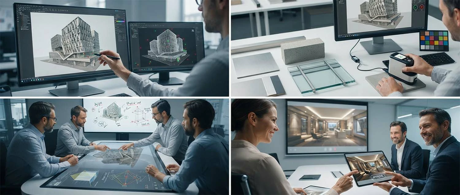 Quality control workflow showing model accuracy verification