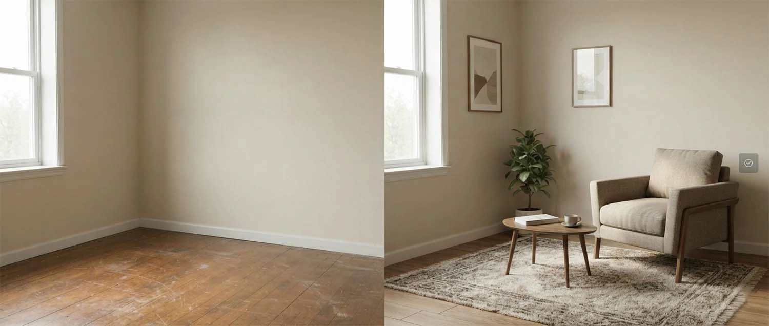 Seeing a realistic design before spending money on it