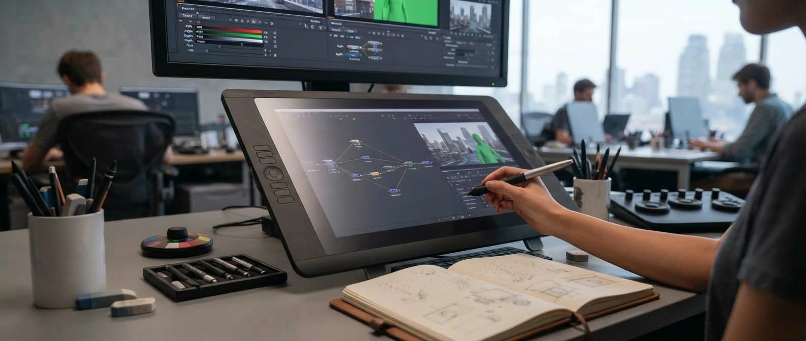 VFX animation compositing